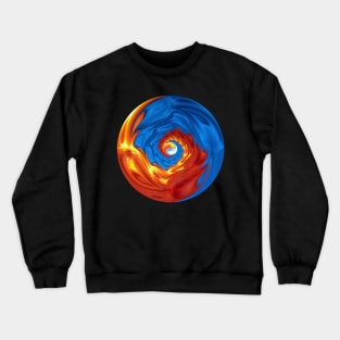 Vortex of Fire and Water Crewneck Sweatshirt